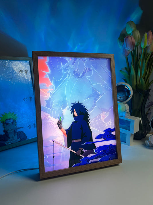 Naruto Uchiha Madara LED Işıklı Tablo