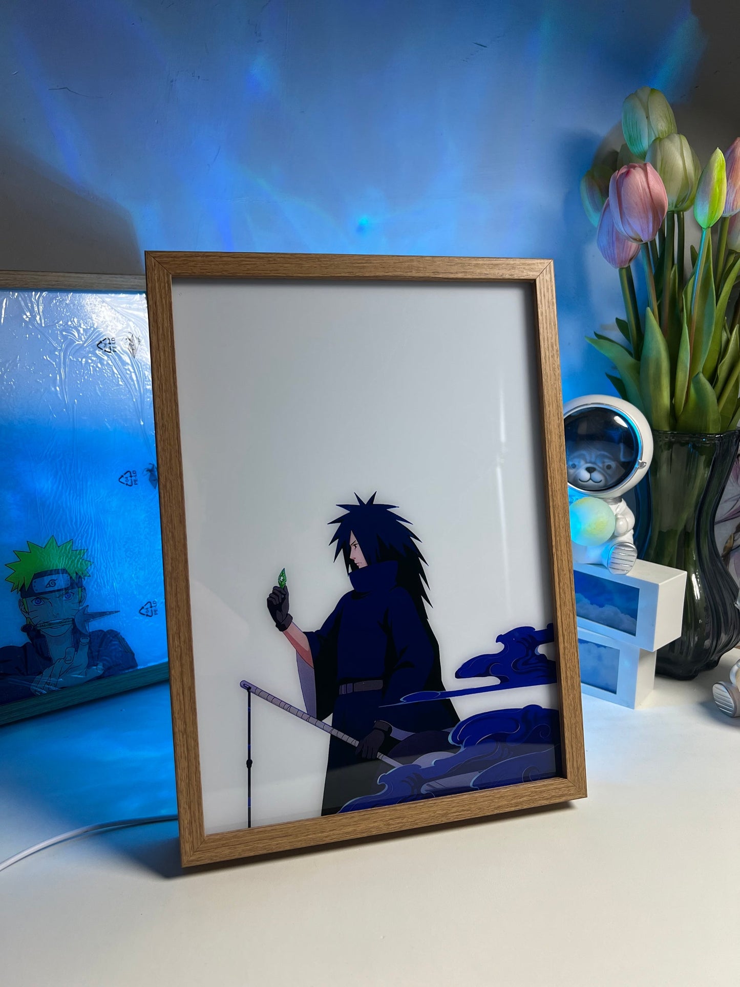 Naruto Uchiha Madara LED Işıklı Tablo