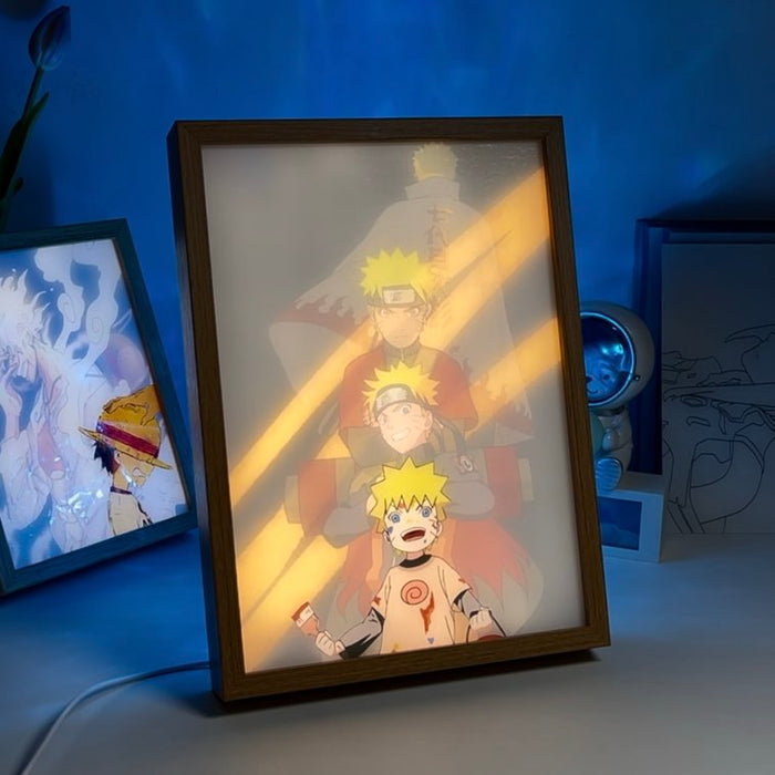 Naruto Uzumaki Child to Seventh Hokage LED Işıklı Tablo